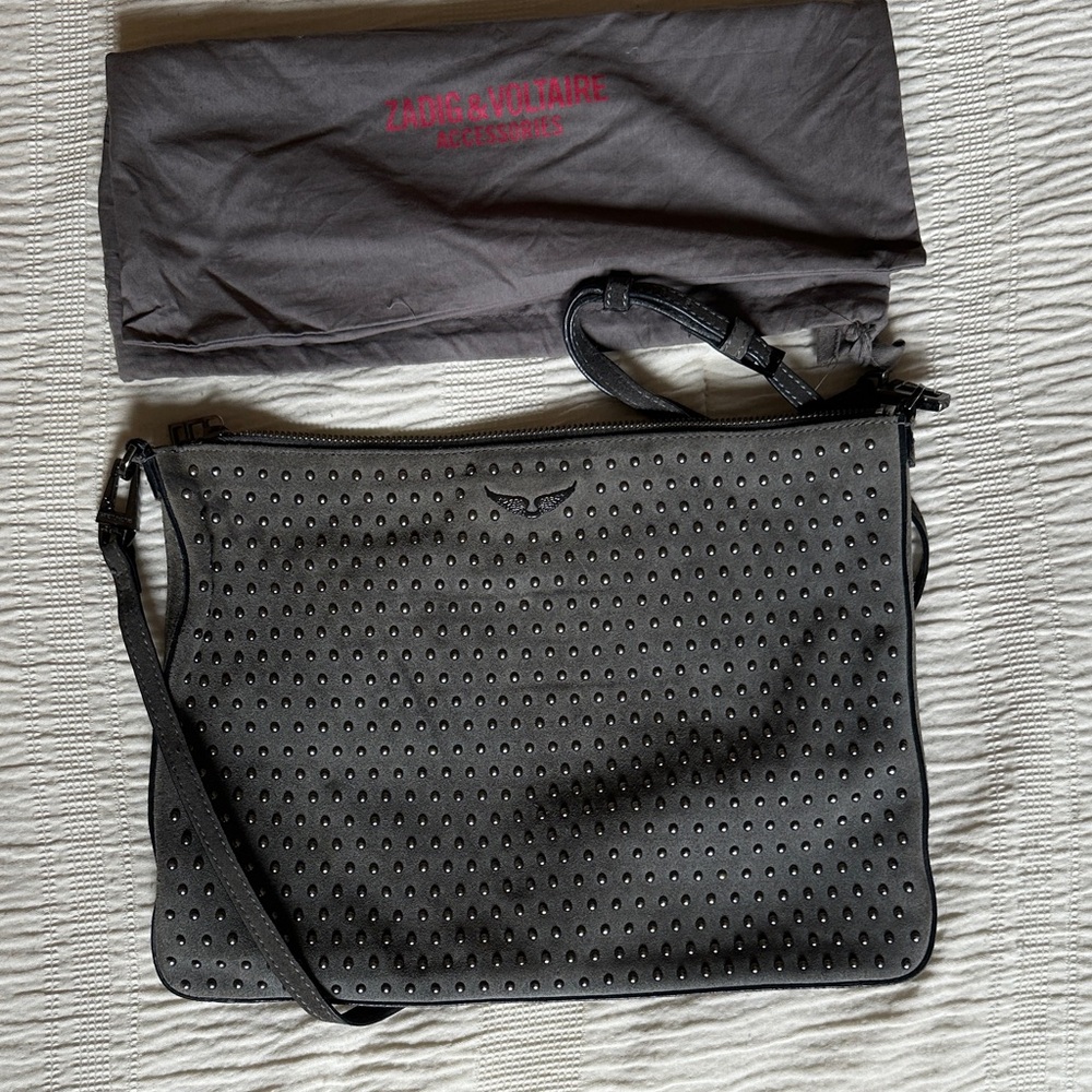 Zadig & Voltaire Suede Crossbody Bag